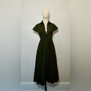 Elegant Green Brandon Maxwell Women's Dress